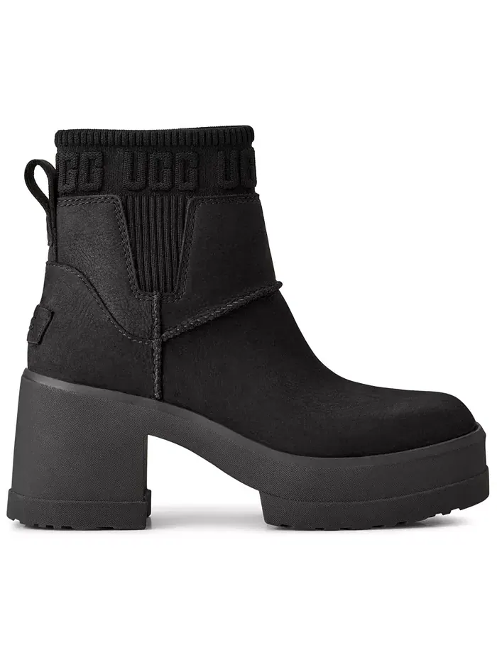 Женские ботинки Chelsea Moxy на квадратном каблуке Ugg — изображение 2 из 5, черный
