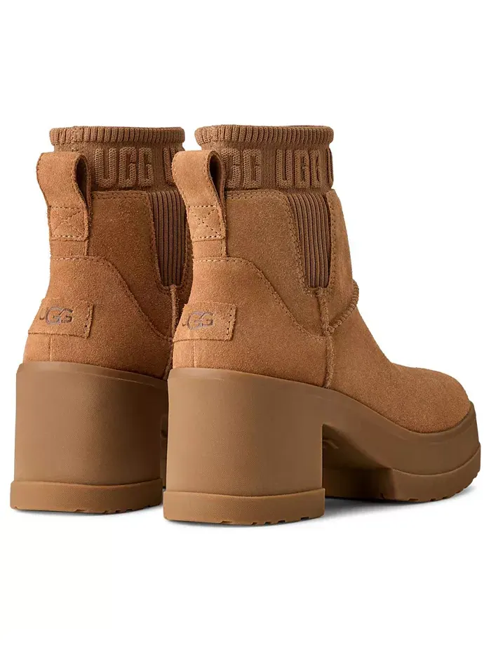Женские ботинки Chelsea Moxy на квадратном каблуке Ugg — изображение 3 из 5, коричневый