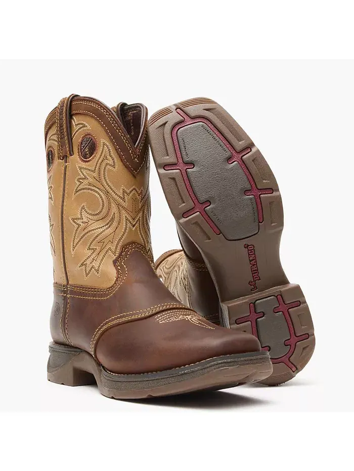 Детские ботинки Lil Rebel от Brown Tan Western Durango — изображение 3 из 7, коричневый бежевый