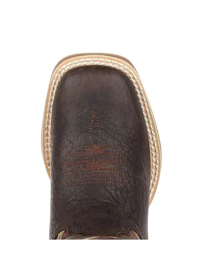 Детские ковбойские ботинки Lil' Rebel Pro Brown Durango — изображение 7 из 8, залив