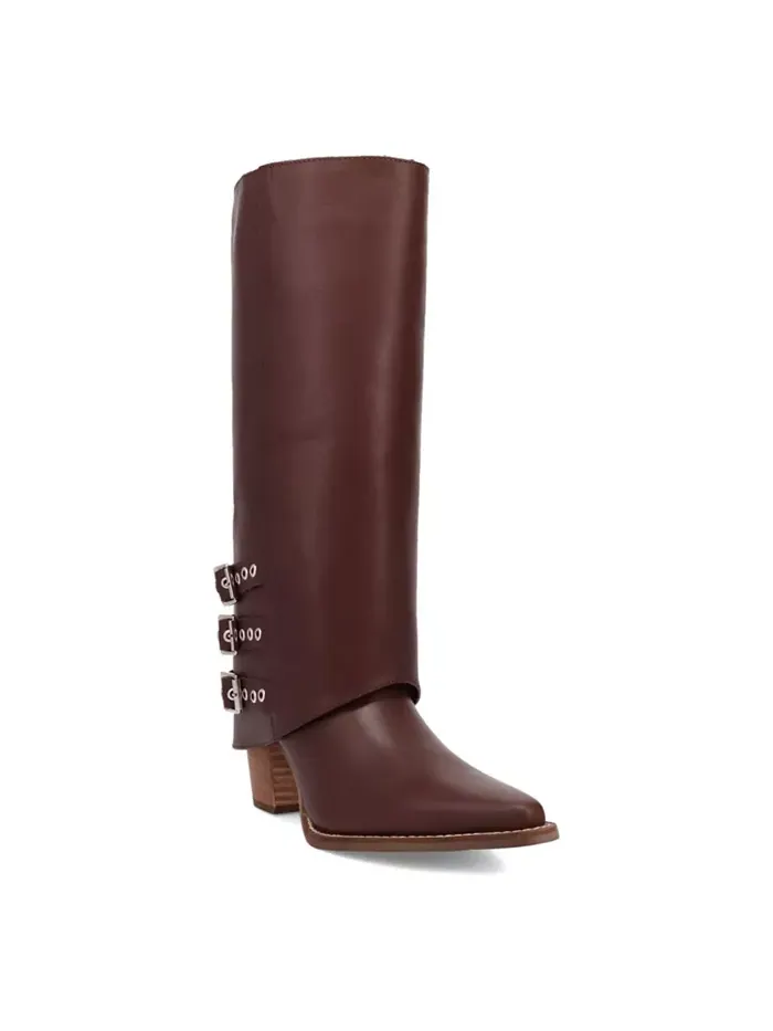 Женские ковбойские кожаные ботинки Urban Cowgirl Dingo — изображение 1 из 7, коричневый