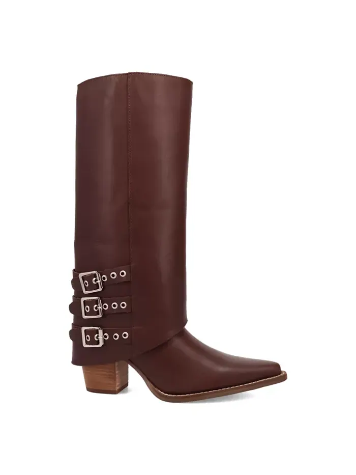 Женские ковбойские кожаные ботинки Urban Cowgirl Dingo — изображение 7 из 7, коричневый