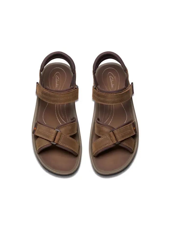 Сандалии мужские Clarks, кожаные — изображение 7 из 7, черный