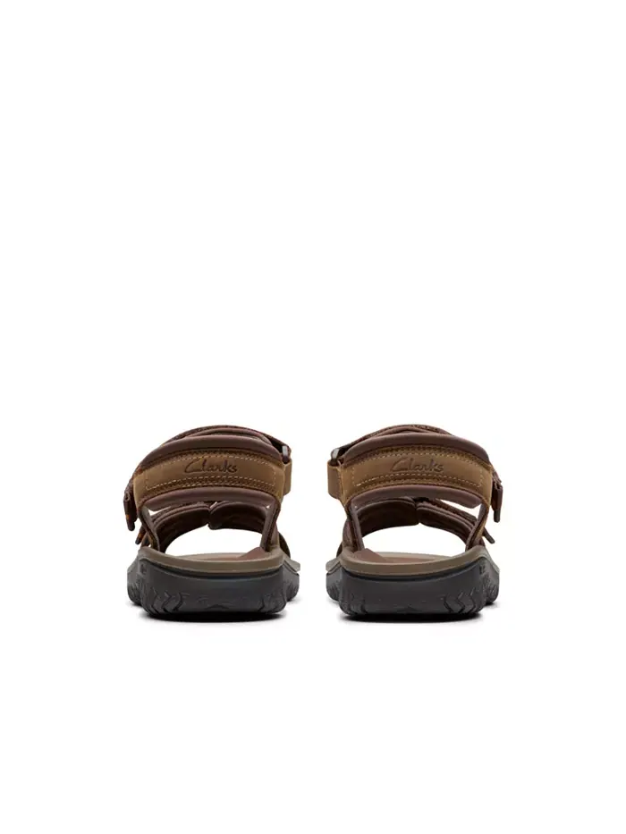 Сандалии мужские Clarks Wesley Shore, кожаные, с застежкой-липучкой — изображение 6 из 7