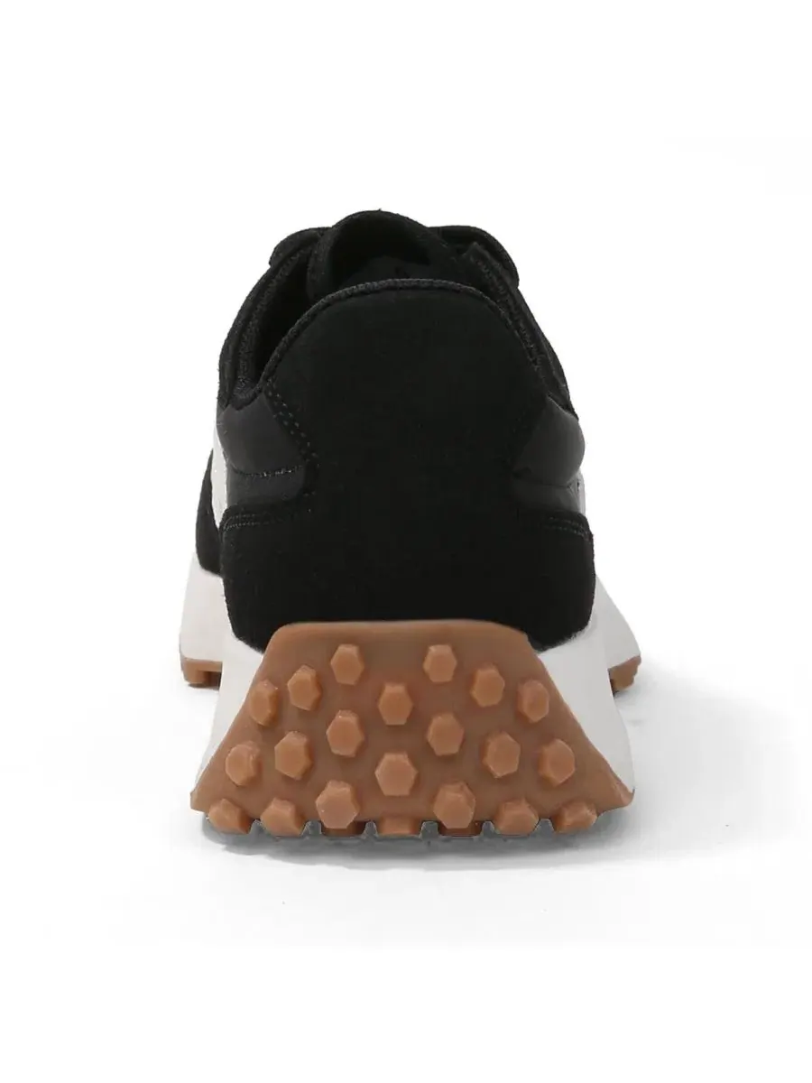 Кроссовки женские с ретро-дизайном, модель Luca Retro Platform BERNESS — изображение 3 из 5, черный