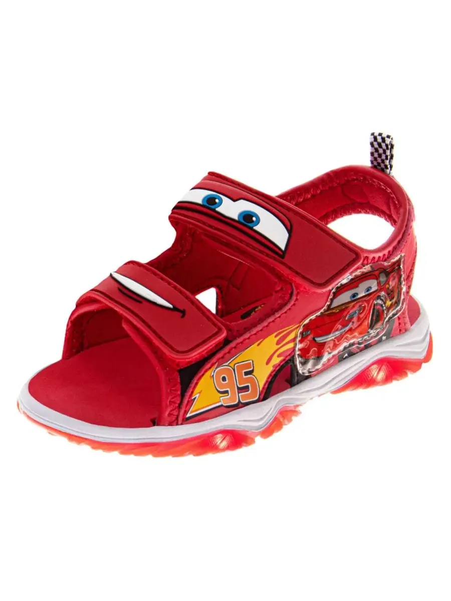 Сандалии с подсветкой Lightning McQueen Disney — изображение 1 из 8, красный