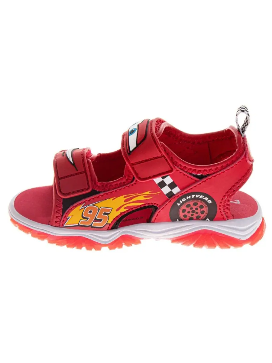 Сандалии с подсветкой Lightning McQueen Disney — изображение 3 из 8, красный