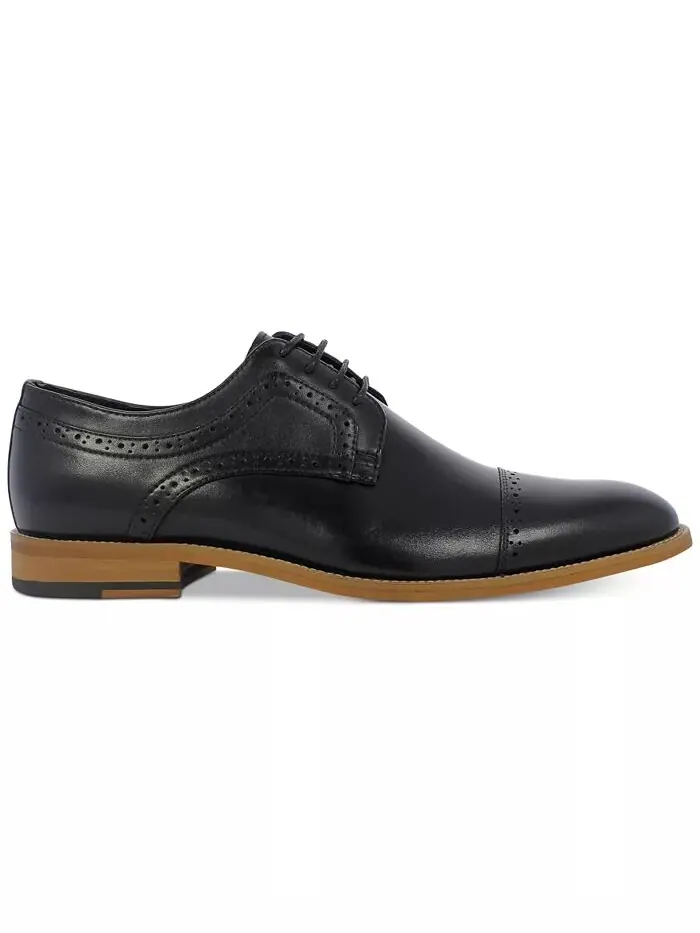 Мужские оксфорды Dickinson Cap Toe Stacy Adams — изображение 2 из 5, черный