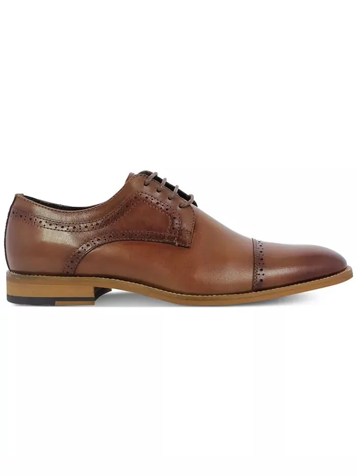 Мужские оксфорды Dickinson Cap Toe Stacy Adams — изображение 2 из 5, коричневый
