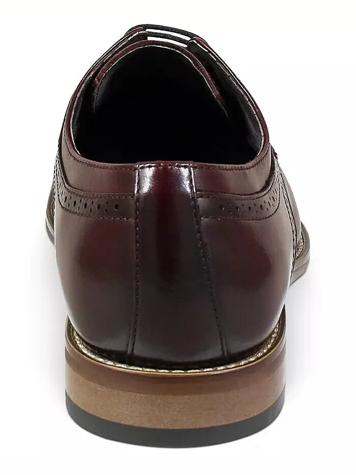 Мужские оксфорды Dickinson Cap Toe Stacy Adams — изображение 3 из 5, бордовый