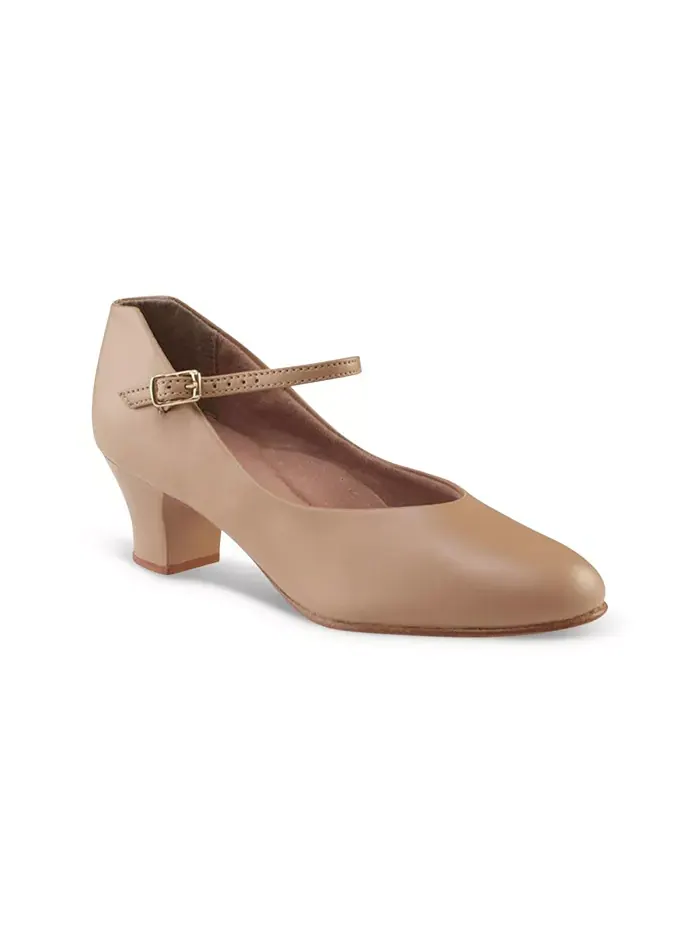 Детские характерные туфли Footlight для девочек Capezio — изображение 1 из 1, коричневый