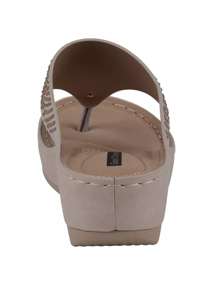 Женские сандалии Wagner на платформе с декоративными элементами GC Shoes — изображение 3 из 5, белый