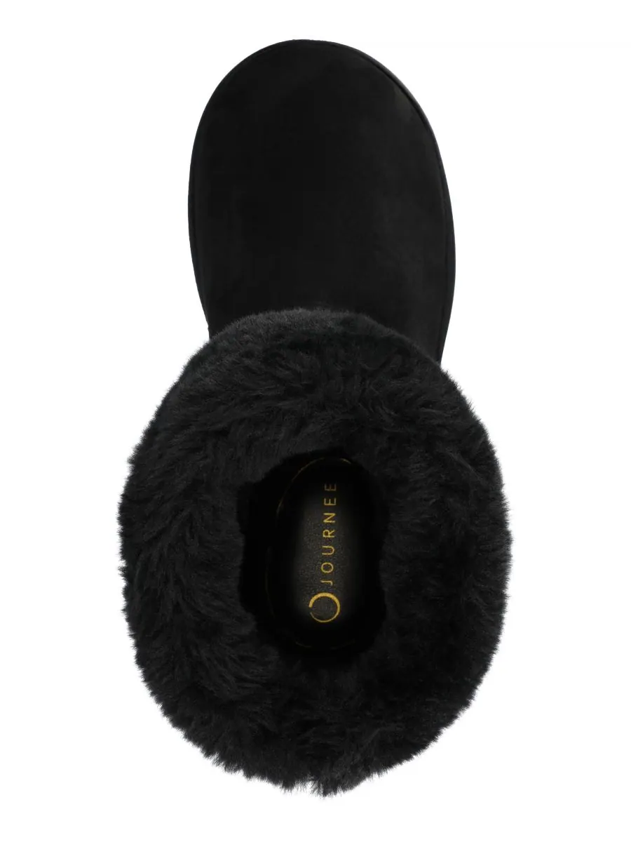 Женские уютные ботильоны Thada Journee Collection — изображение 4 из 6, черный
