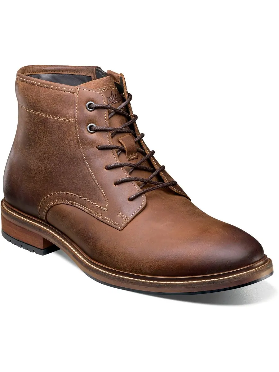 Мужские ботинки-чукка Forge с гладким носком Florsheim — изображение 1 из 8, коричневый