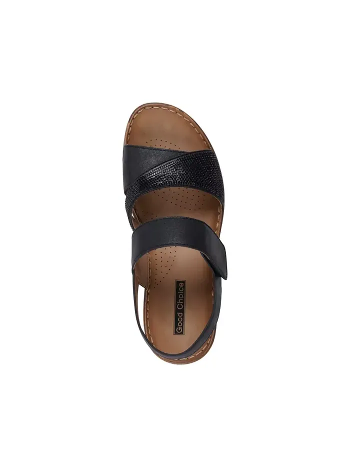 Женские сандалии Lux Embellished на платформе GC Shoes — изображение 1 из 2, черный