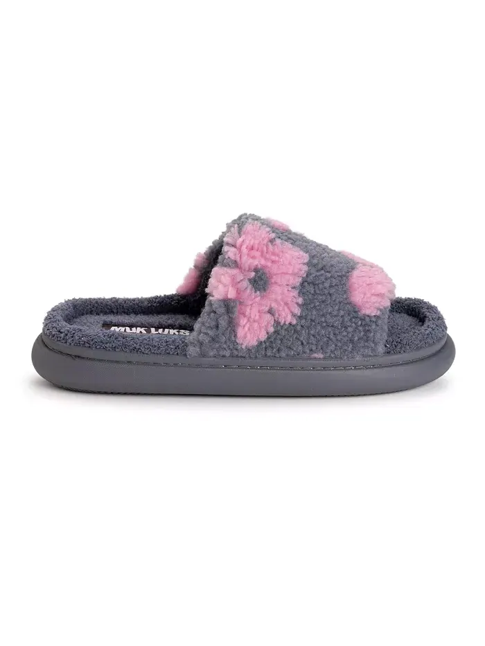 Женские тапочки Marsai MUK LUKS — изображение 8 из 8, серый/розовый