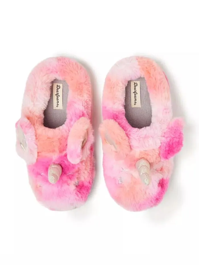 Тапочки-сабо для мальчиков Peyton Animal Slip-On Dearfoams — изображение 1 из 4, мульти