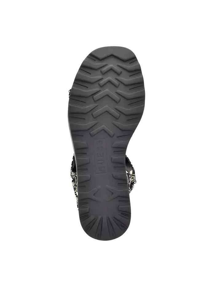 Женские сандалии Ocilia Quattro Logo Sport Eva на платформе с переплетающимися ремешками GUESS — изображение 5 из 5