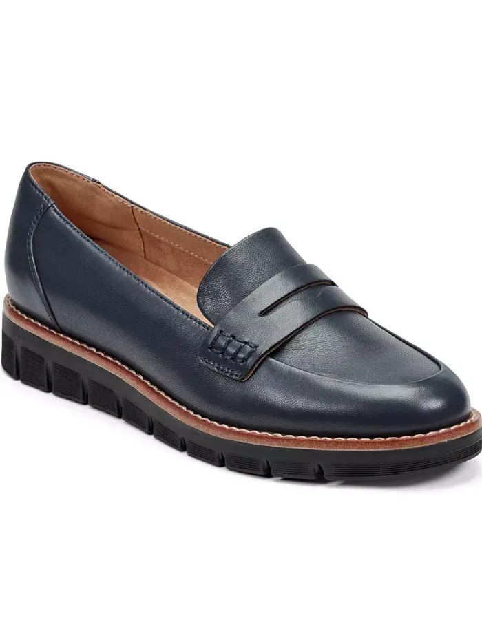 Женские пенни-лоферы Velia eFlex Slip-On Easy Spirit — изображение 1 из 4, темно-синий