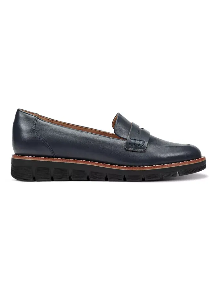 Женские пенни-лоферы Velia eFlex Slip-On Easy Spirit — изображение 2 из 4, темно-синий