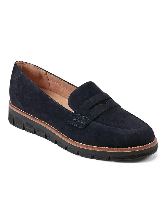Женские лоферы Velia eFlex Slip-On Penny Easy Spirit — изображение 1 из 5, темный темно-синий