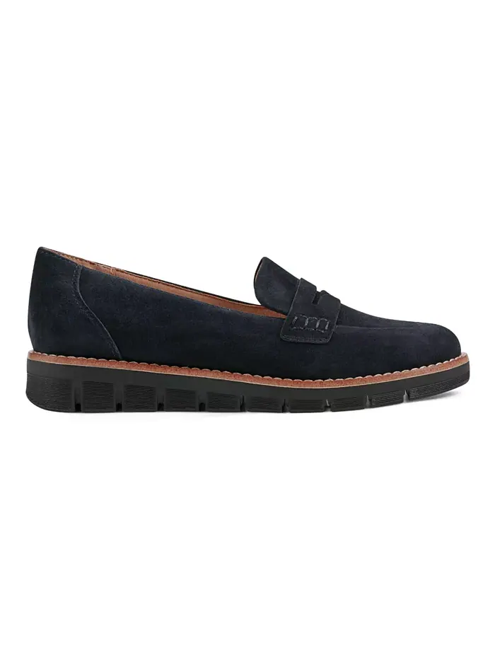 Женские лоферы Velia eFlex Slip-On Penny Easy Spirit — изображение 2 из 5, темный темно-синий