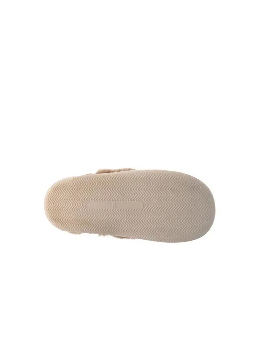 Женские тапочки с кристаллами, модель Rhinestone Slippers Badgley Mischka — изображение 8 из 8, бежевый