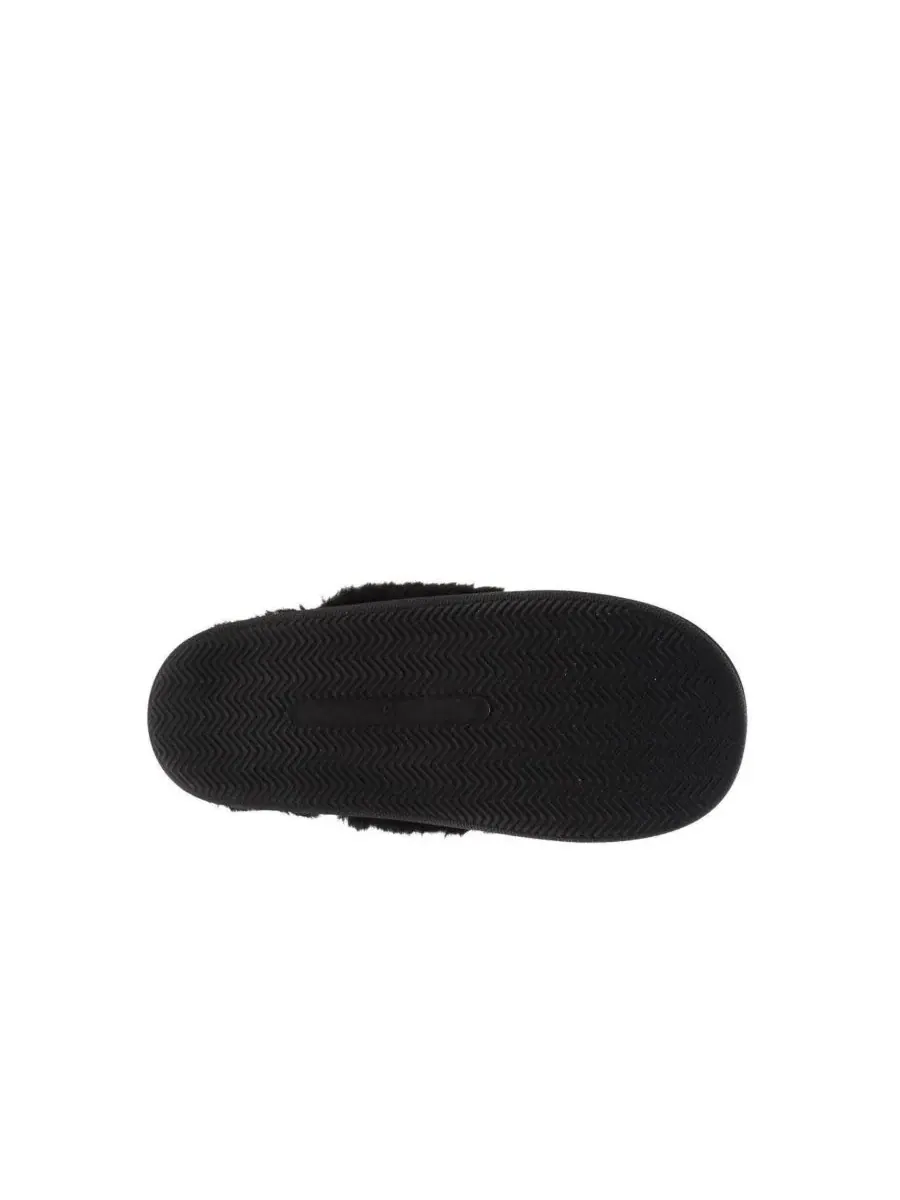 Тапочки с кристаллами, модель Rhinestone Slippers Badgley Mischka — изображение 5 из 8, черный