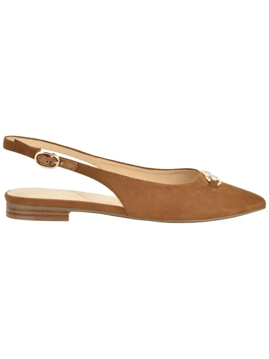 Туфли-лодочки с ремешком Vesly Pointed Toe Slingback Tommy Hilfiger — изображение 2 из 5, коричневый