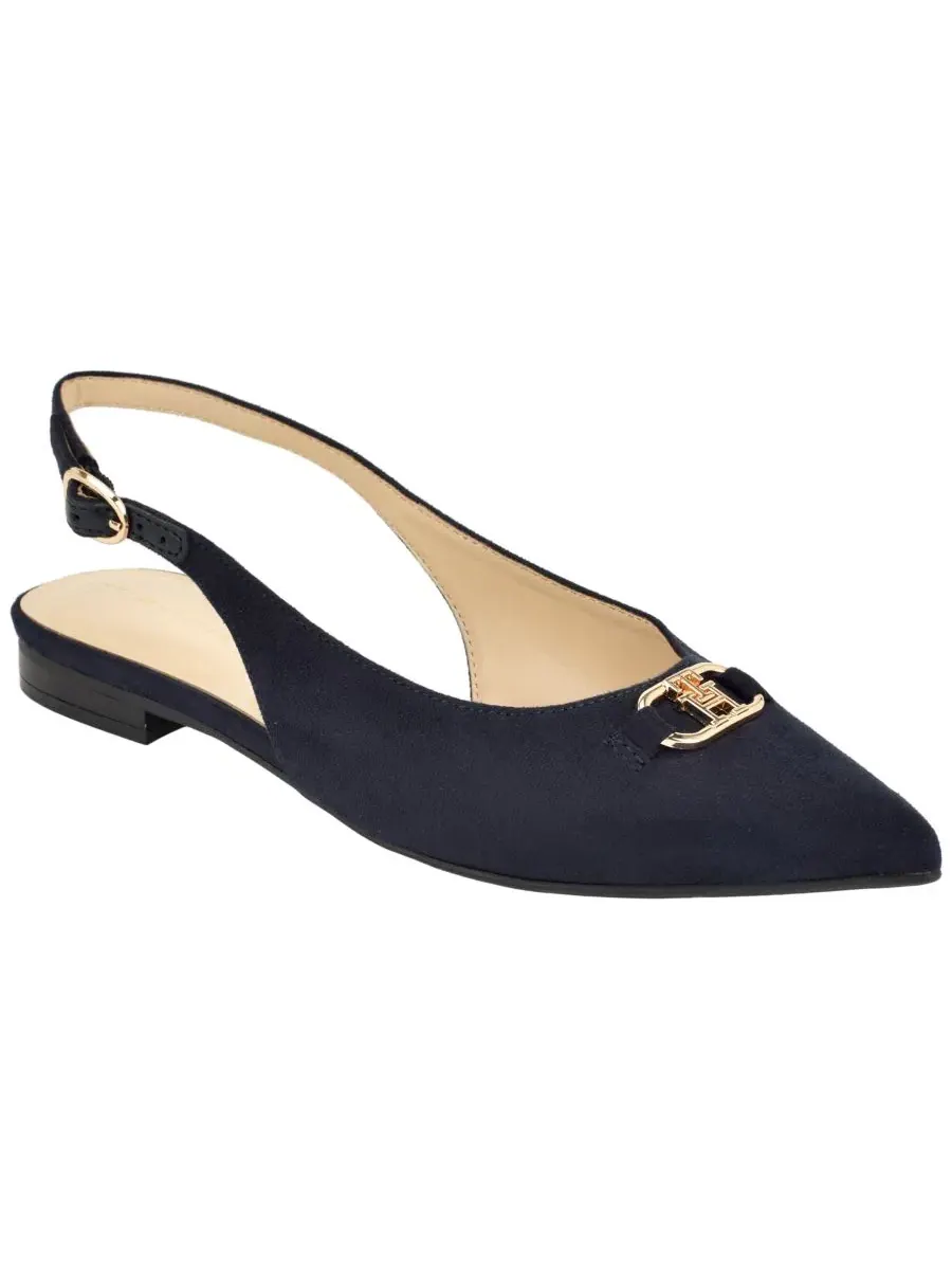 Женские туфли-слингбэки с острым носком Vesly Pointed Toe Slingback Dress Flats Tommy Hilfiger