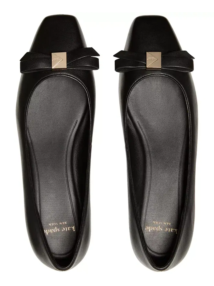 Женские балетки с бантом Deco kate spade new york — изображение 4 из 4, черный