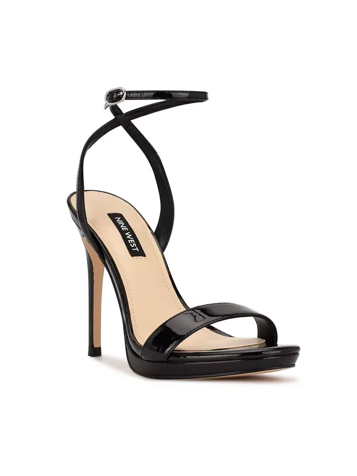Женские босоножки Loola с ремешком на щиколотке и высокой шпилькой Nine West — изображение 1 из 1, бежевый/бежевый