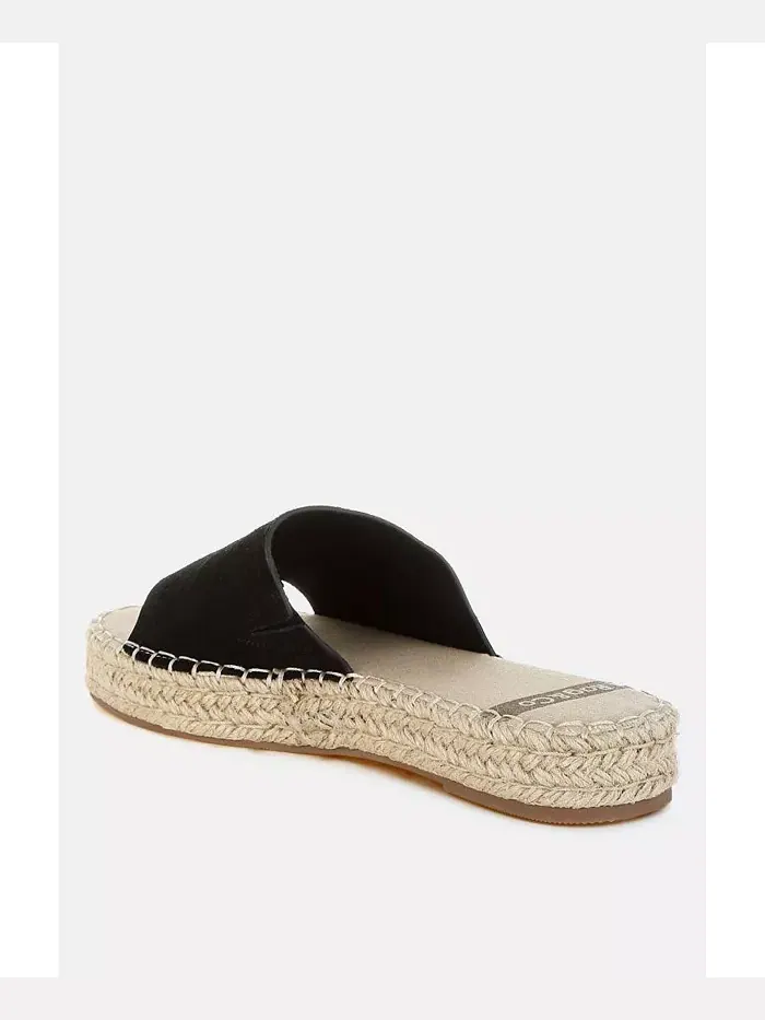 Эспадрильи Huntra Real Soft Leather Flatforms Rag & Co — 3