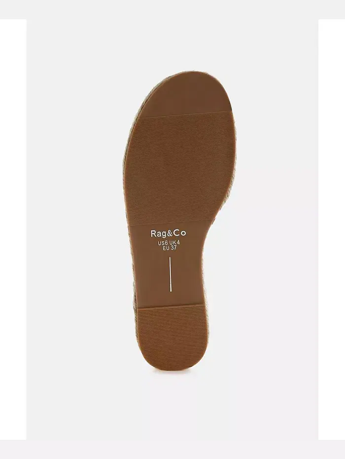Женские Huntra эспадрильи на платформе из натуральной мягкой кожи Rag & Co — 3