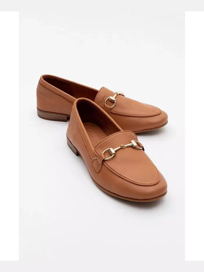 Кожаные лоферы Rory с цепочкой Forever & Always Shoes