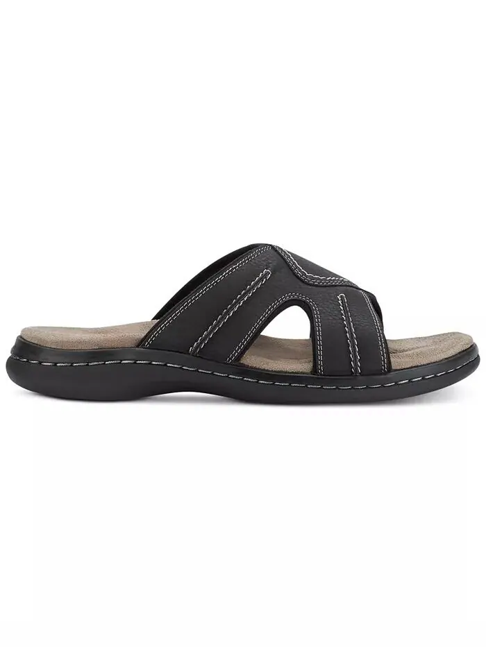 Мужские кожаные сандалии Sunland Dockers — изображение 2 из 6, черный
