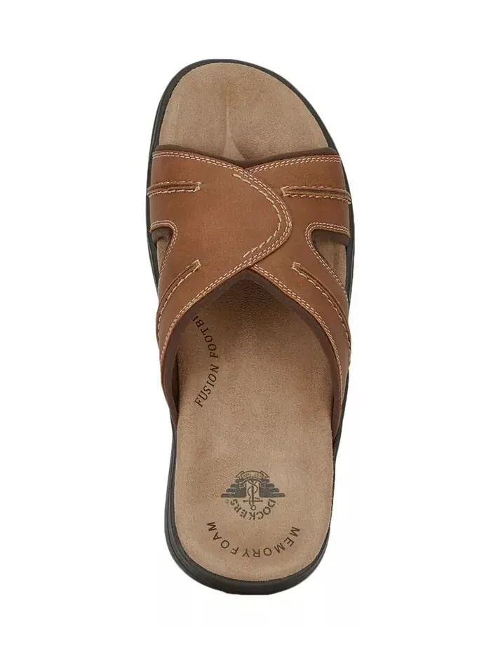 Мужские кожаные сандалии Sunland Dockers — изображение 3 из 5, красный