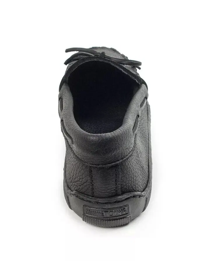 Мужские классические лоферы из лоферов Minnetonka — изображение 4 из 4, черный