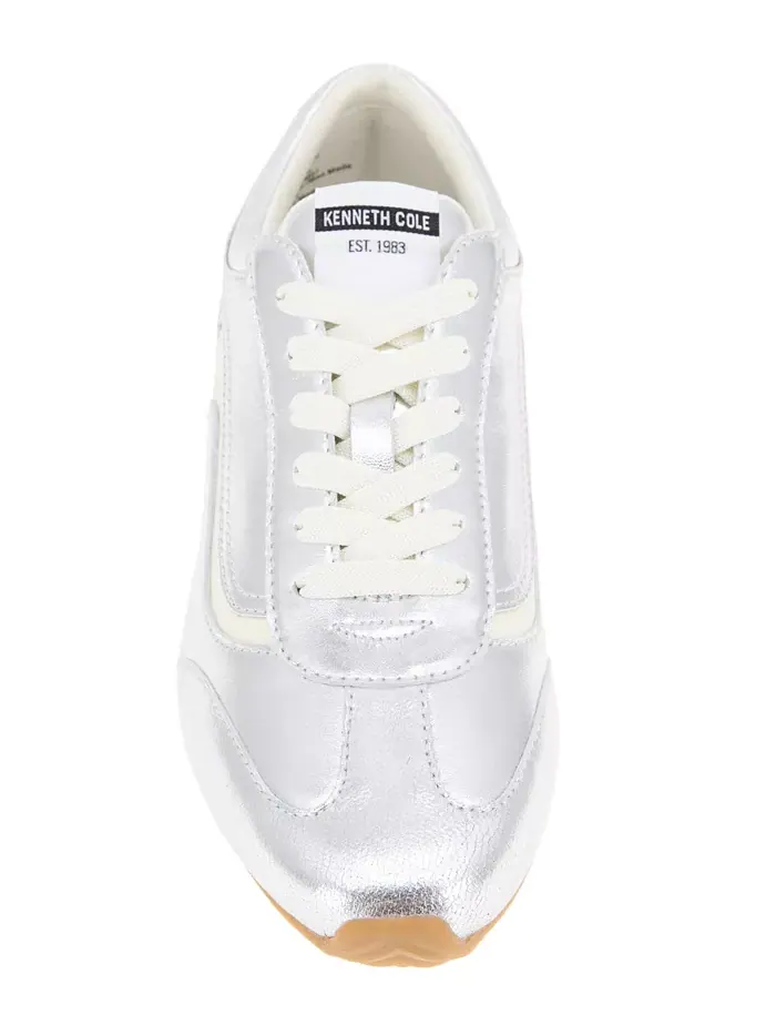 Женские кроссовки Alma на шнуровке Kenneth Cole New York — изображение 6 из 8, серебряный