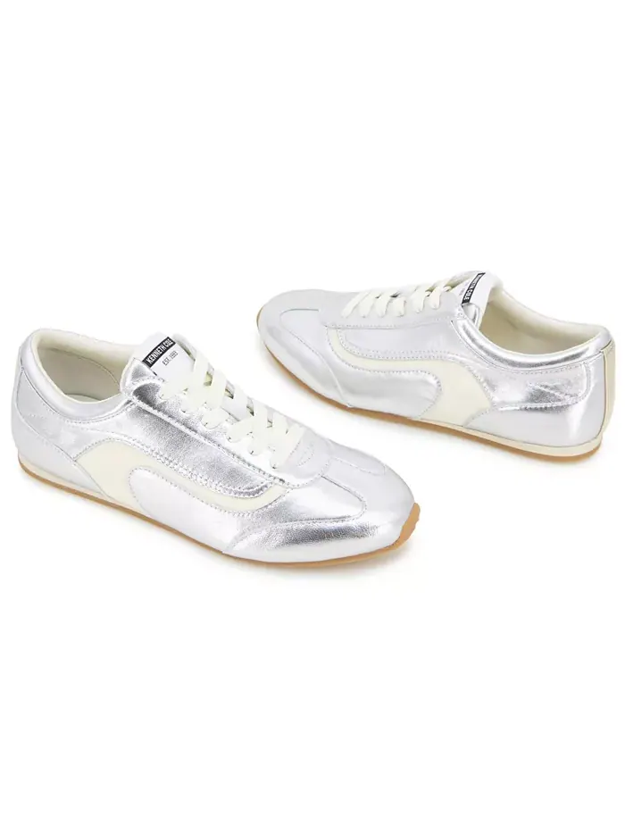 Женские кроссовки Alma на шнуровке Kenneth Cole New York — изображение 8 из 8, серебряный