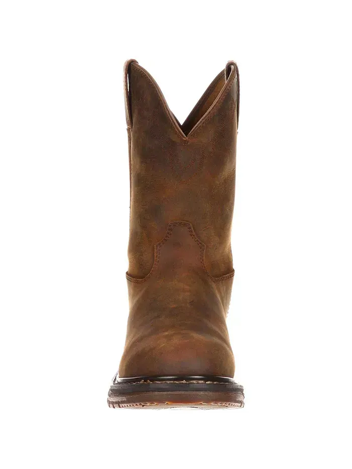 Мужские классические ковбойские сапоги Original Ride Roper Rocky — изображение 3 из 6, коричневый
