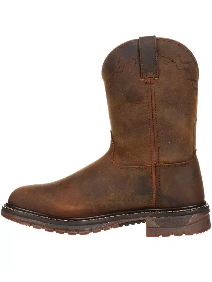 Мужские классические ковбойские сапоги Original Ride Roper Rocky — изображение 5 из 6, коричневый