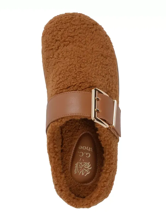 Женские мюли Patsy с круглым носком Gc Shoes — изображение 4 из 5, коричневый