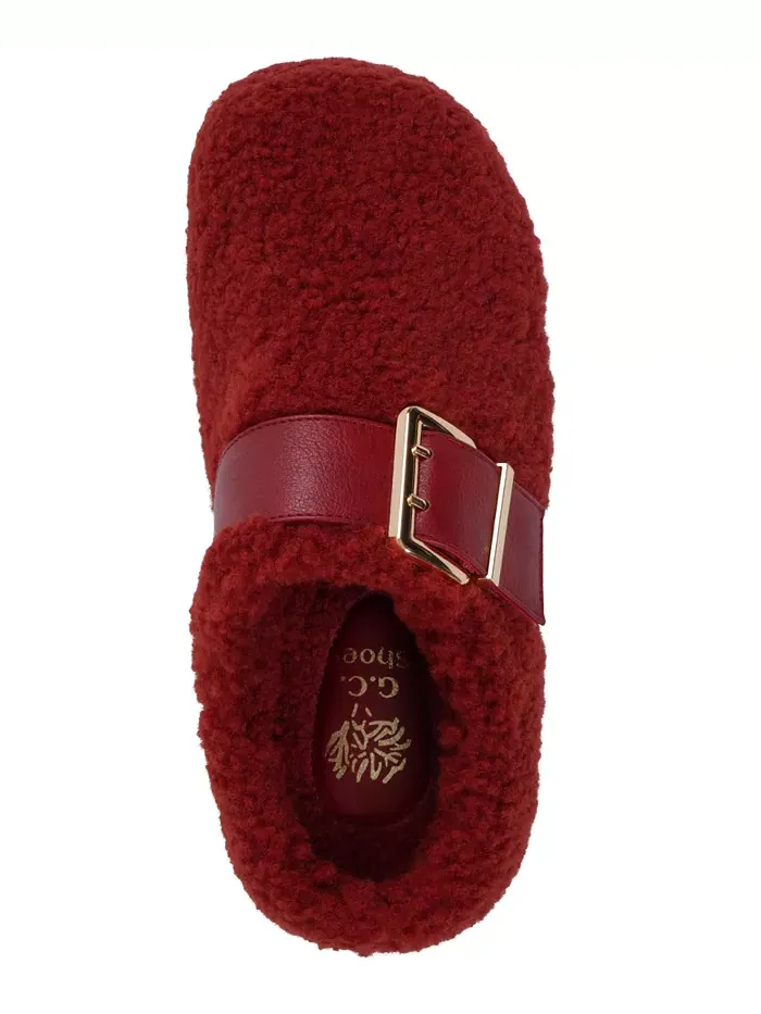 Женские мюли Patsy с круглым носком Gc Shoes — изображение 4 из 5, красный