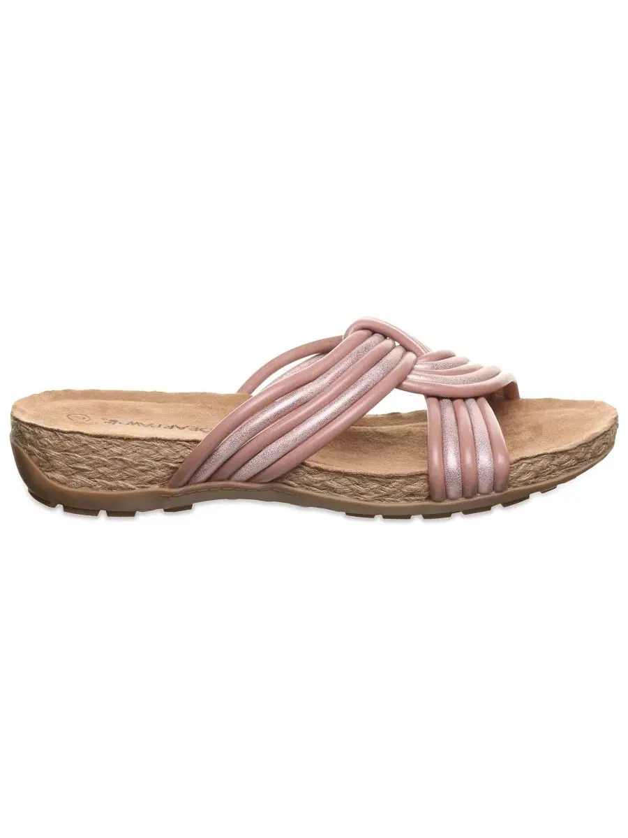Женские сандалии-слипоны Mariella BEARPAW — изображение 2 из 5, пудровый розовый