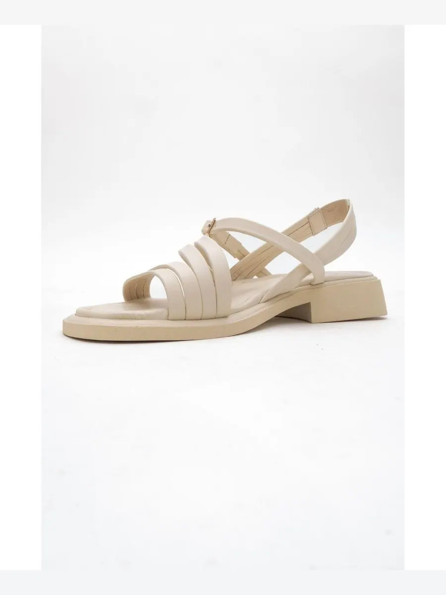 Кожаные сандалии Cesar (женские) Forever & Always Shoes — изображение 5 из 5, бежевый