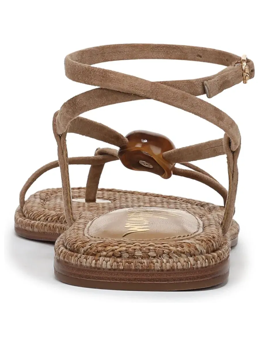 Женские сандалии Rillie с ремешками Sam Edelman — изображение 3 из 5, бежевый