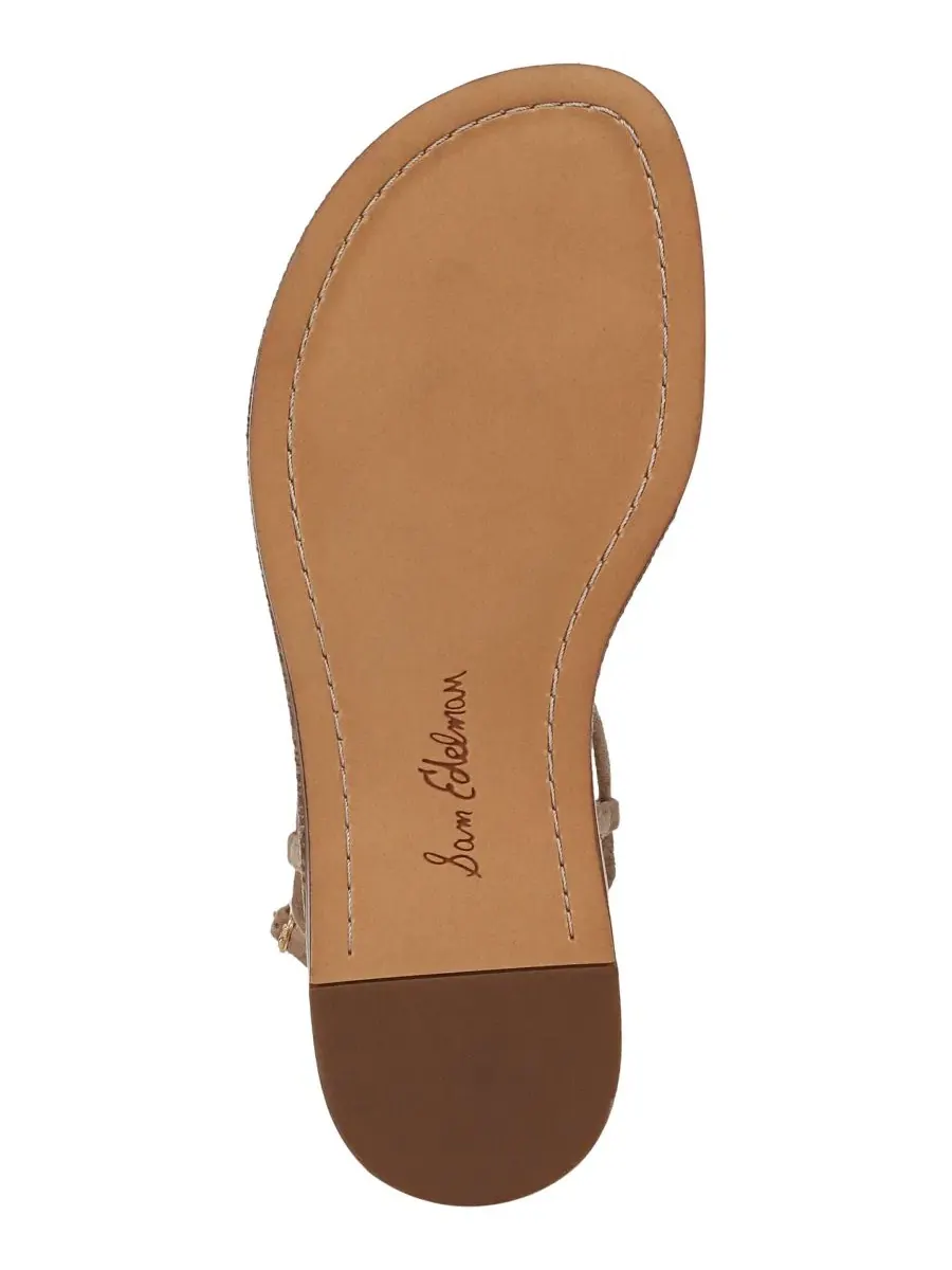 Женские сандалии Rillie с ремешками Sam Edelman — изображение 5 из 5, бежевый