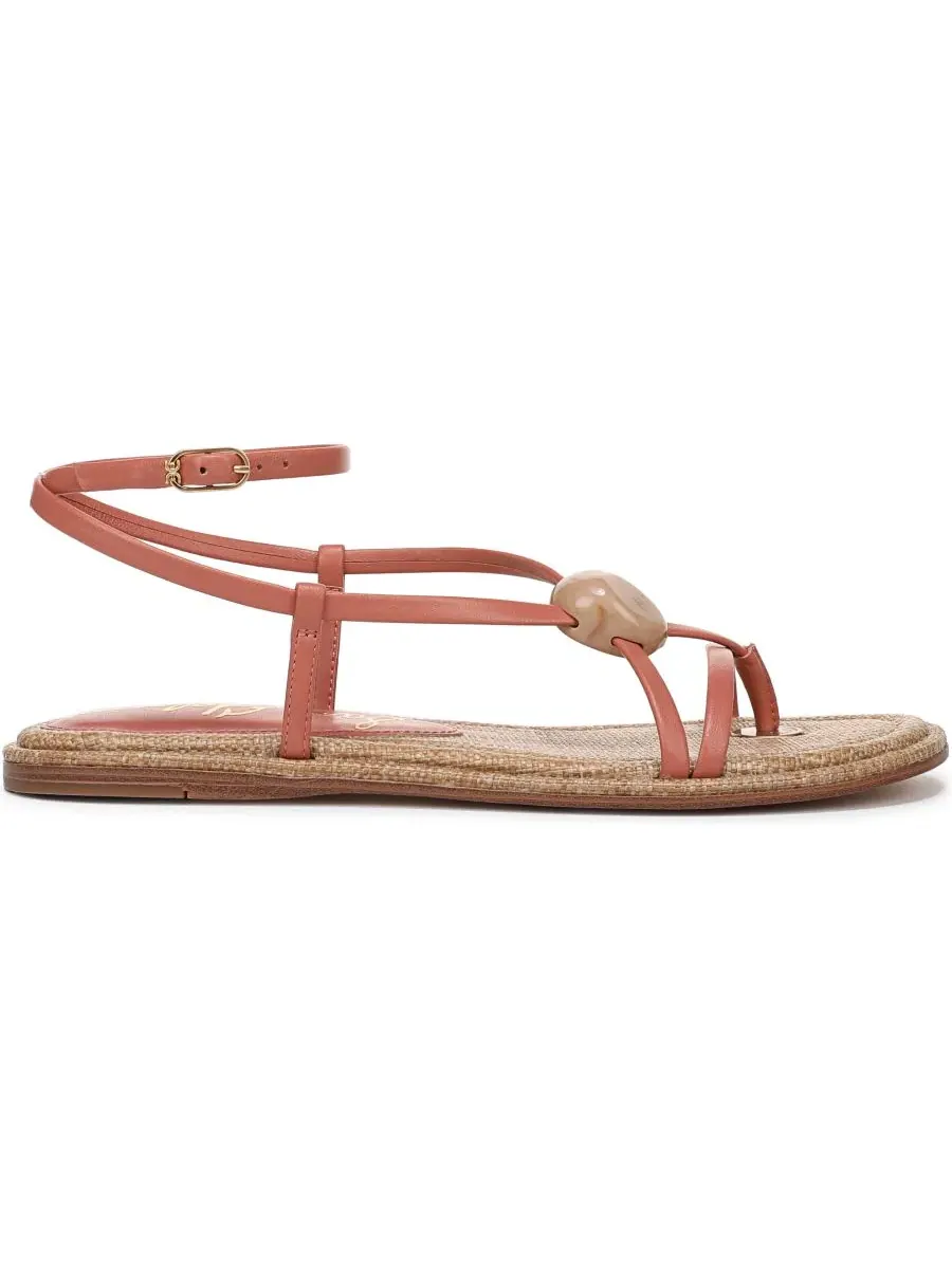 Женские сандалии Rillie с ремешками Sam Edelman — изображение 2 из 5, розовый