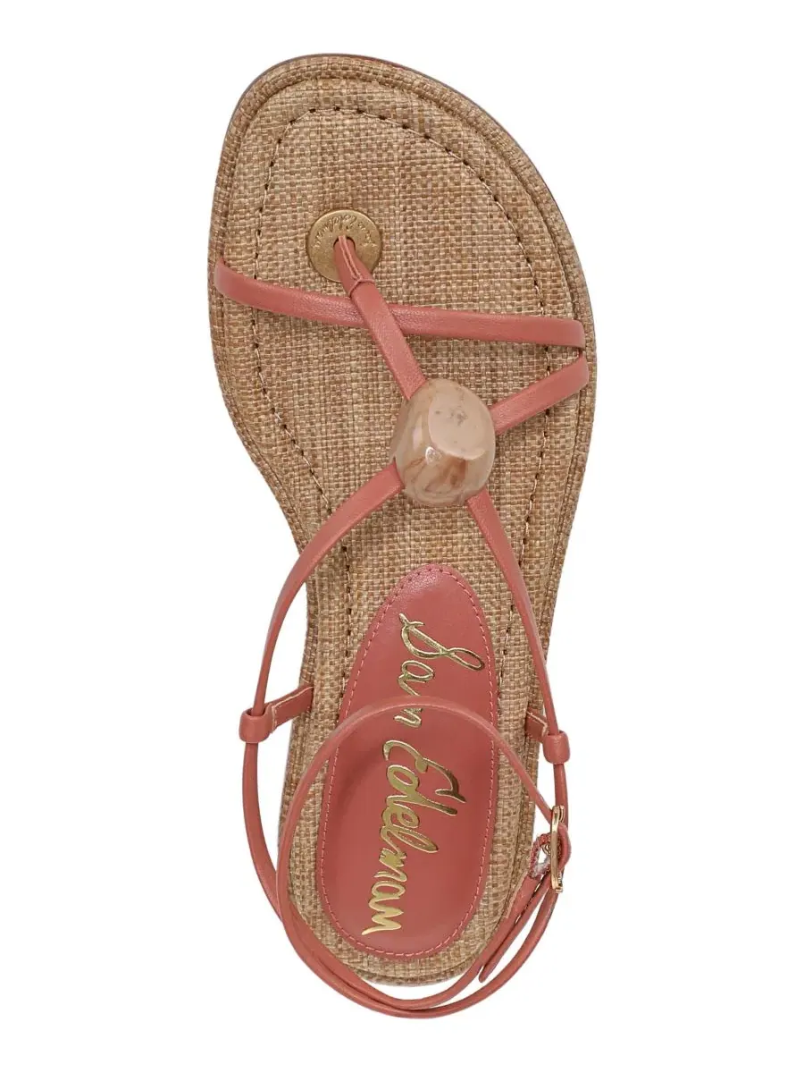 Женские сандалии Rillie с ремешками Sam Edelman — изображение 4 из 5, розовый
